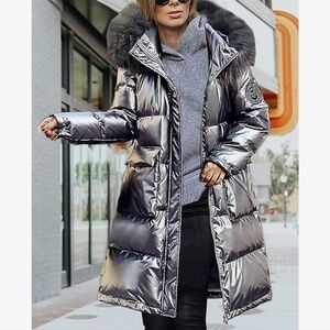 💕NWT 💞 Grey warm Parka XL